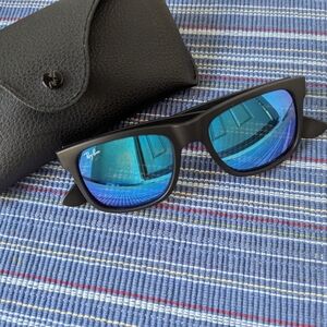 Ray-Ban Justin sunglasses - Blue Mirror